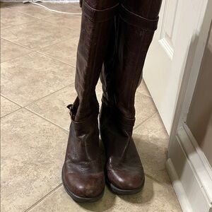 Lucky Brand Brown Heeled Boots